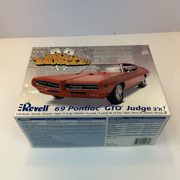 Revell 1969 '69 Pontiac GTO The Judge Built Plastic Model Car Kit 1:25 Scale - Picture 11 of 11